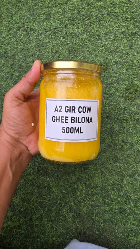 Organically Grown A2 Gir cow Bilona Ghee 500 ML