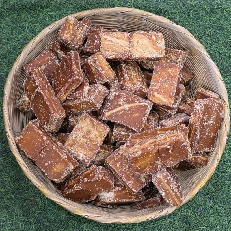 Organically Grown Jaggery Whole / Gur - Cube Shape